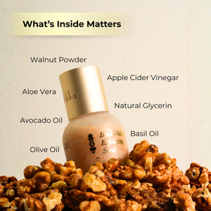 Basil Walnut Exfoliating Scrub