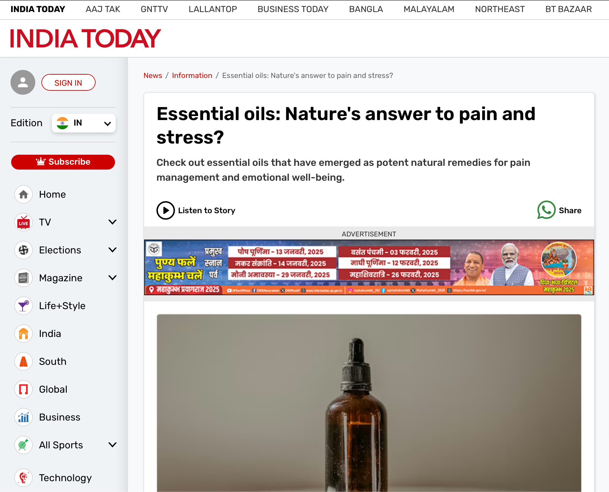 India Today | Sept 13th, 2024 - Wikka Potions for Aromatherapy
