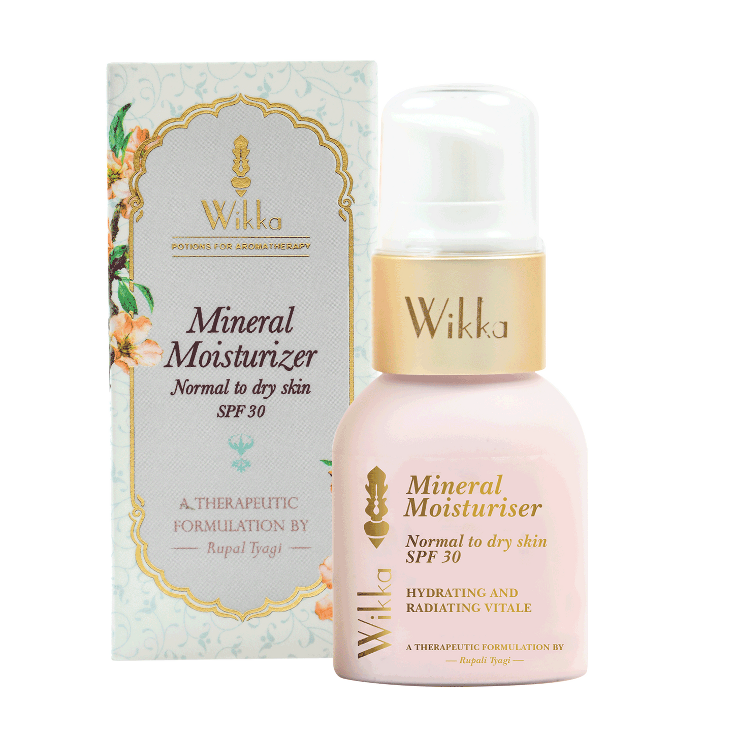 Mineral Moisturizer (Normal to Dry Skin - SPF 30) - Wikka Potions for Aromatherapy