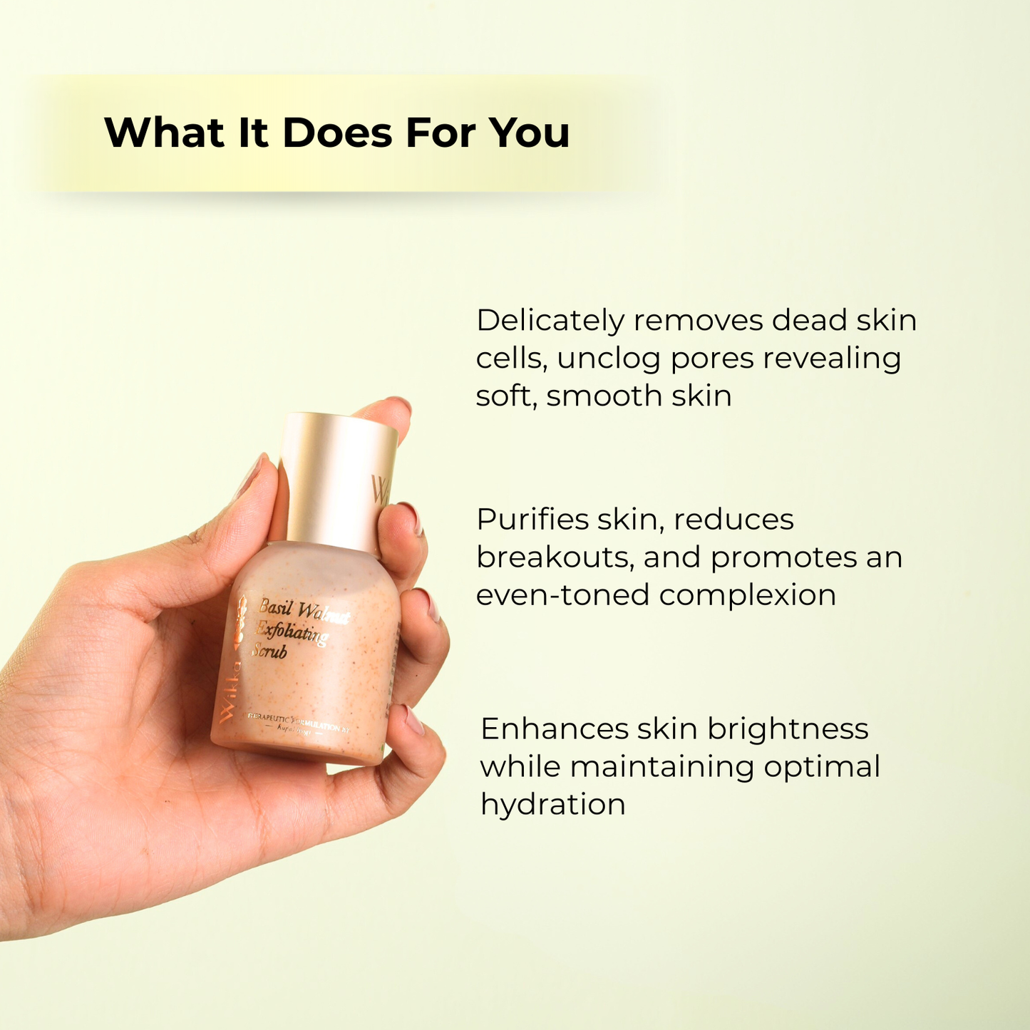 Basil Walnut Exfoliating Scrub