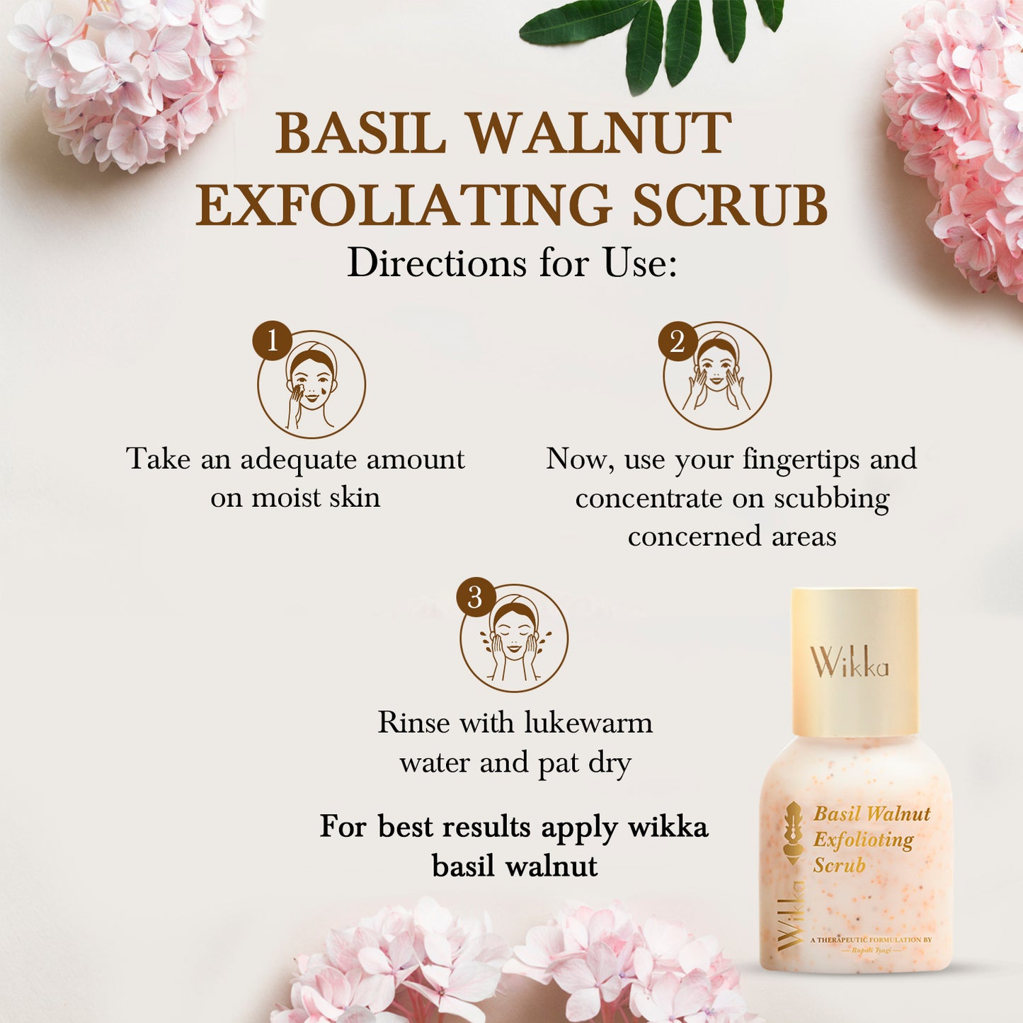 Basil Walnut Exfoliating Scrub